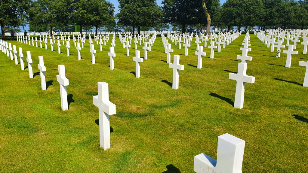 US Cemetery Normandy, France D-Day Memorial photo by Marjoline Delahaye used under license by Unsplash