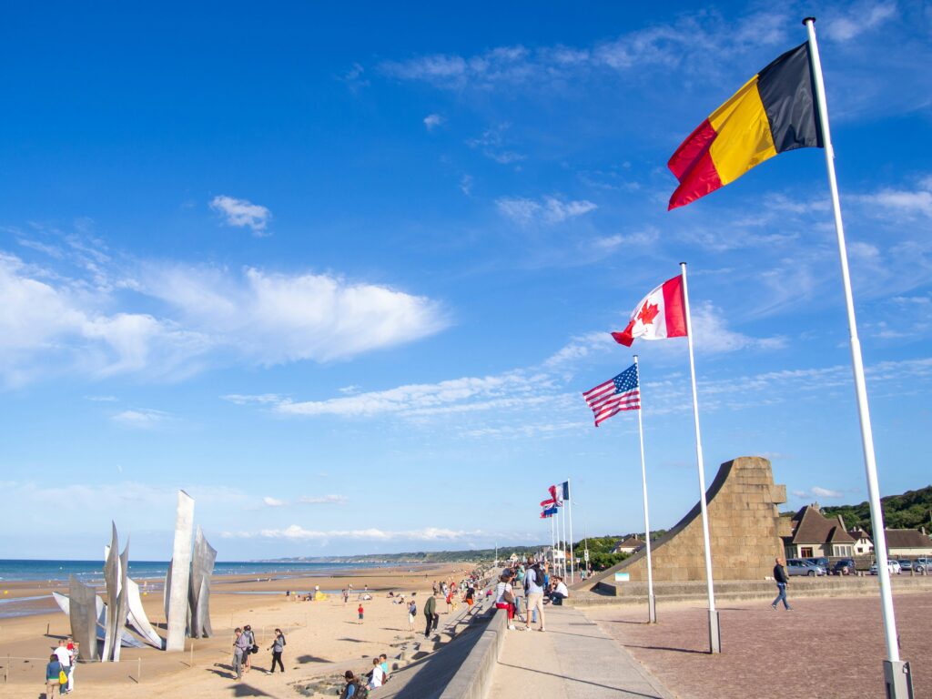 Omaha Beach D-Day Memorial - Photo by Wim van 't Einde used under license by Unsplash