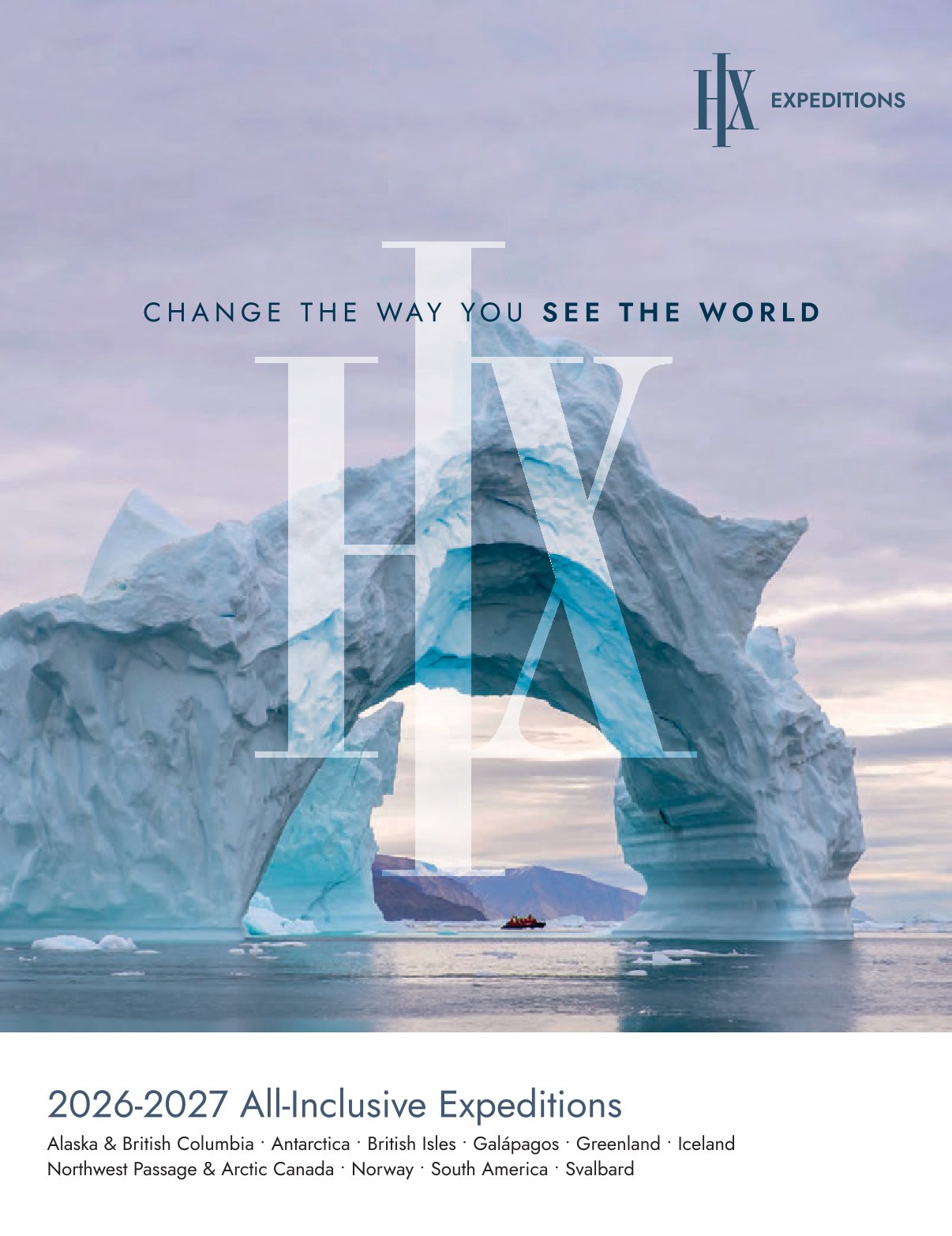 HX 2026-2027 Expedition Cruise Brochure Cover