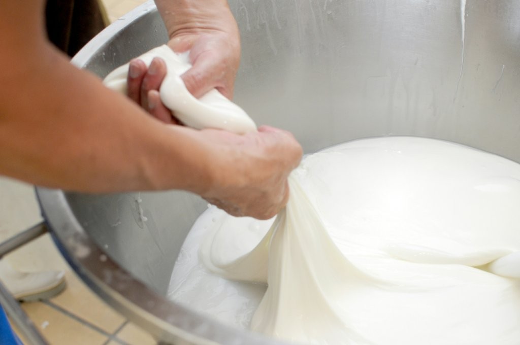 Mozzarella Cheese making photo by Ivan Pergasi under license by Unsplash.com